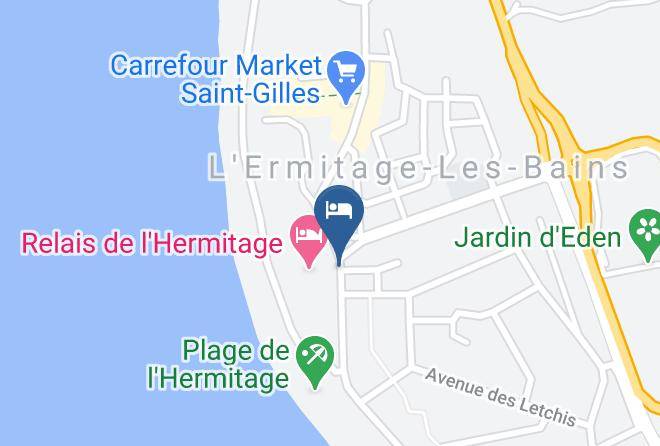 Saint Paul - Relais De Lhermitage Saint Gilles Maps