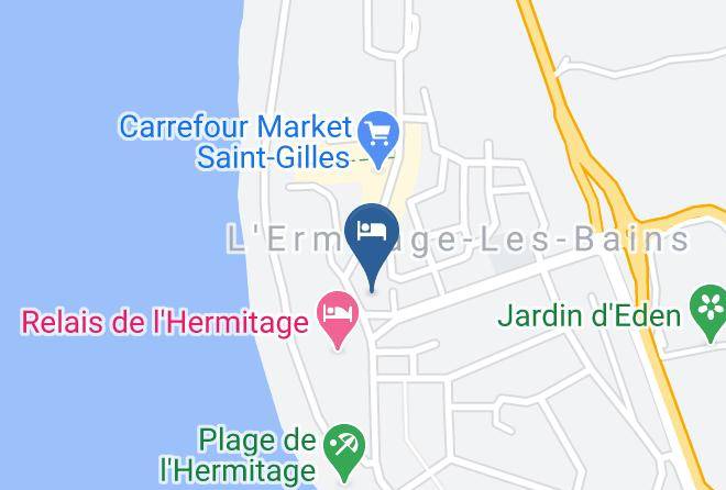 Saint Paul - Ermitage Boutik Hotel Maps