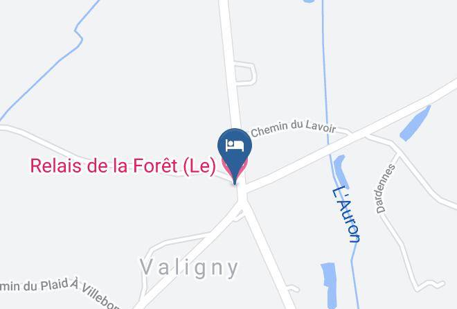 Allier - Relais De La Foret Maps