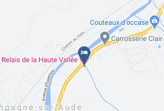 Relais De La Haute Vallee Map