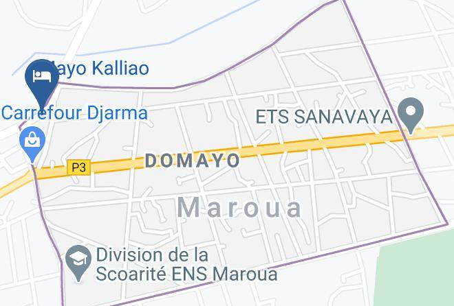 Relais De La Porte Mayo Map - Extreme Nord - Diamare