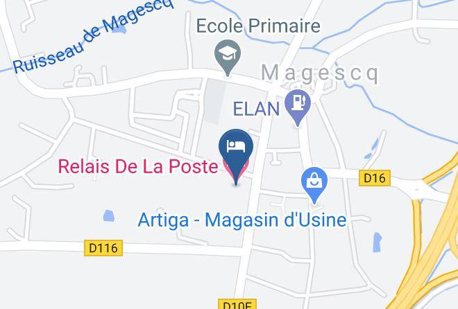 Landes - Relais De La Poste Maps