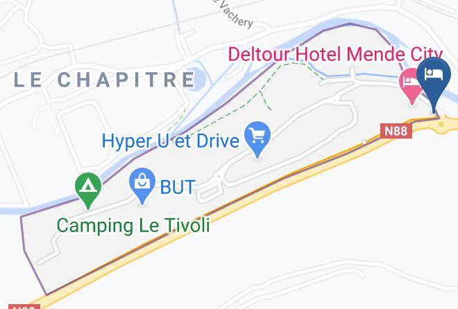 Lozere - Relais De La Tour Maps