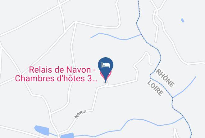 Loire - Relais De Navon Chambres D'hotes 3 Epis Gites De France Maps