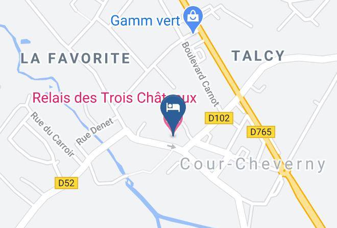Loir Et Cher - Relais Des Trois Chateaux Maps