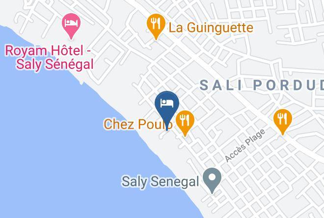 Mbour - Relais Du Sahel Maps