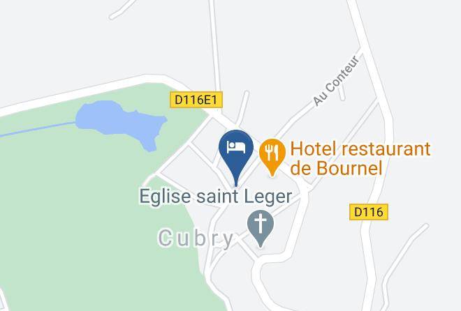 Doubs - Relais Du Silence Chateau De Bournel Maps
