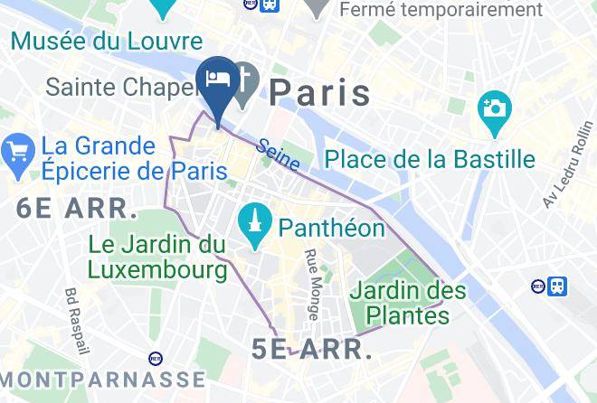 Relais Hotel Du Vieux Paris Map