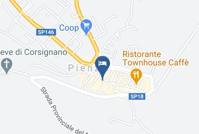 Siena - Relais Il Chiostro Di Pienza Maps