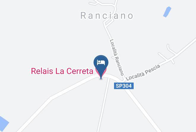 Relais La Cerreta Map