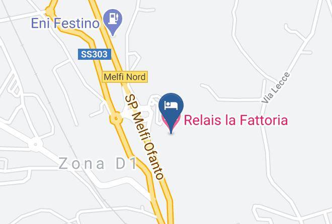 Potenza - Relais La Fattoria Maps
