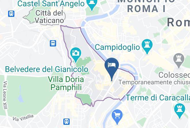 Relais Le Clarisse A Trastevere Map