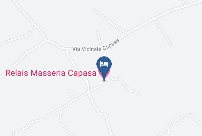 Lecce - Relais Masseria Capasa Maps