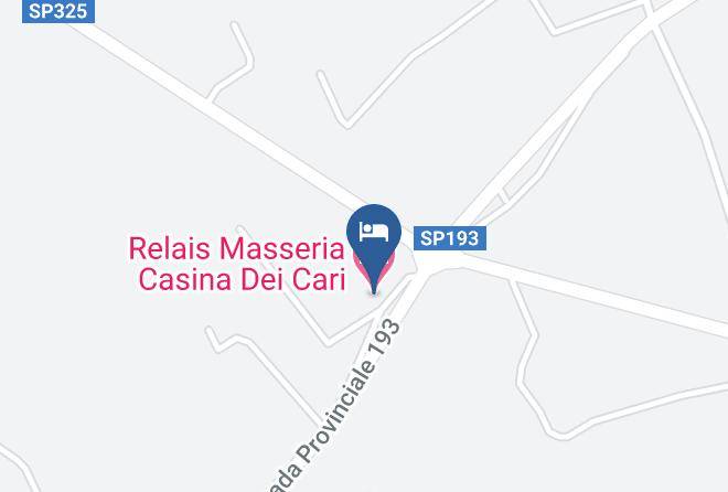Lecce - Relais Masseria Casina Dei Cari Maps