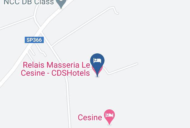 Relais Masseria Le Cesine Cdshotels Map