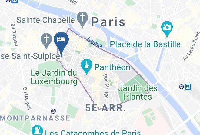 Paris - Relais Medicis Maps