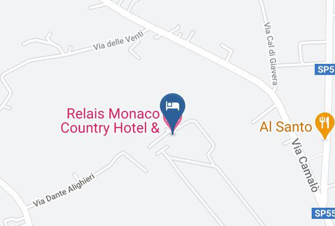 Treviso - Relais Monaco Country Hotel & Spa Maps