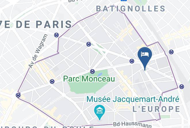 Paris - Hotel Relais Monceau Maps