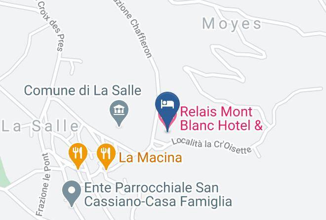 Aosta - Relais Mont Blanc Hotel & Spa Maps