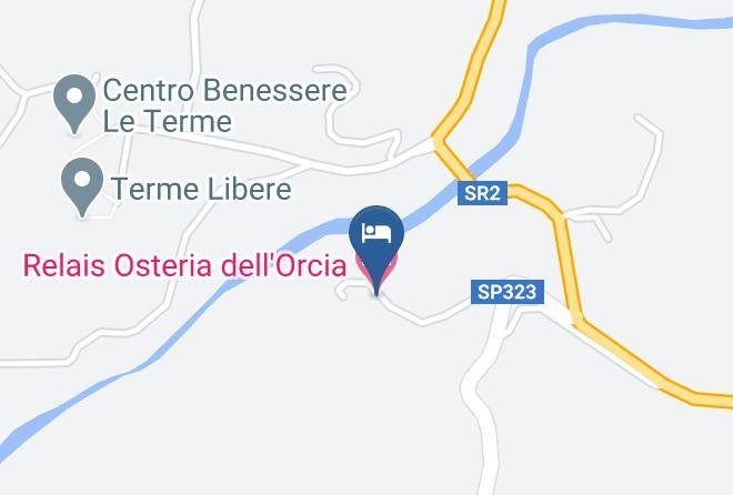 Siena - Relais Osteria Dell'orcia Maps