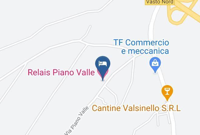 Chieti - Relais Piano Valle Maps
