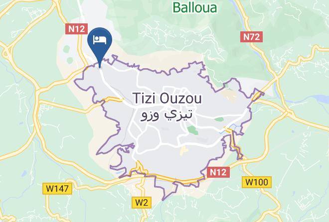 Tizi Ouzou - Relais Routier Le Mistral Maps