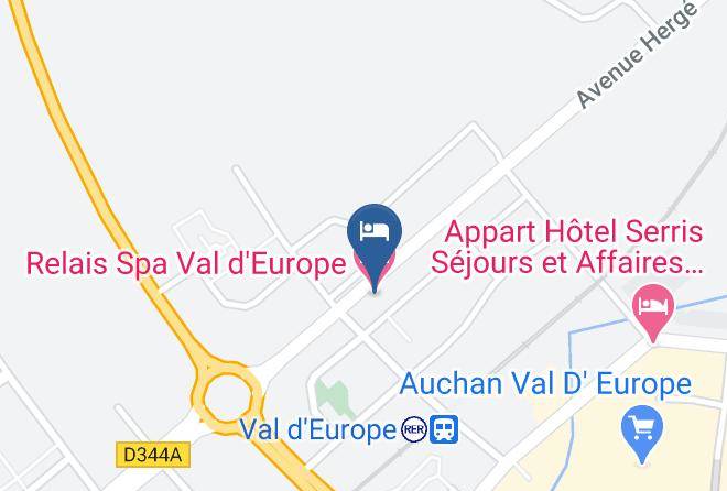 Seine Et Marne - Relais Spa Val D'europe Maps