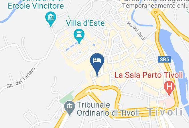 Rome - Relais Tivoli Inn Maps