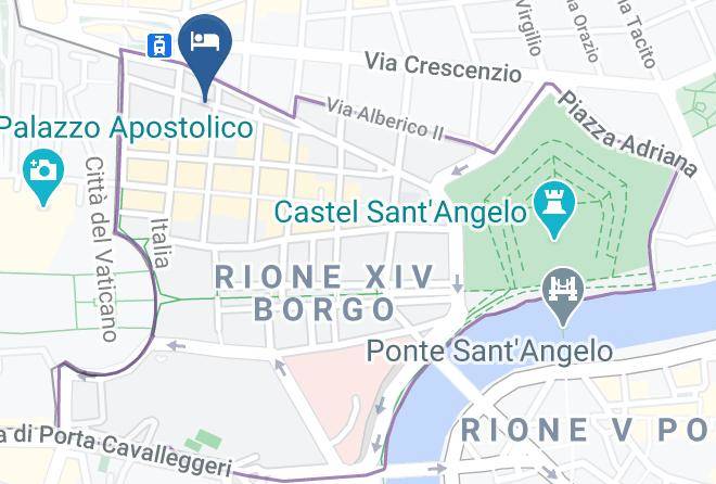 Vatican Relais Rome Map
