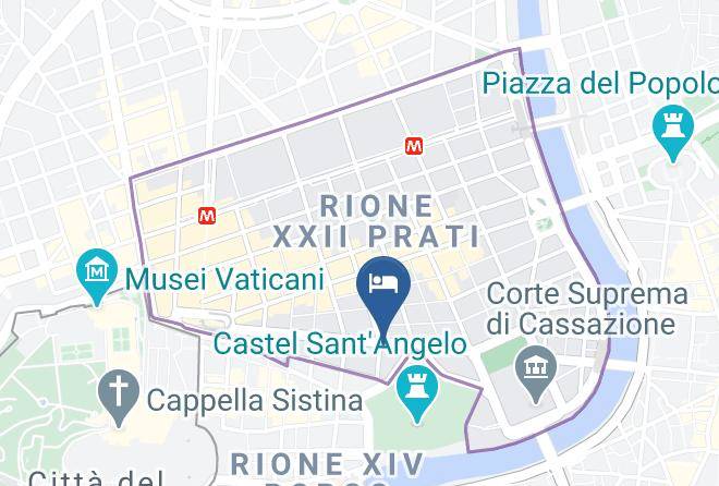 Relais Vatican Secret & Spa Map