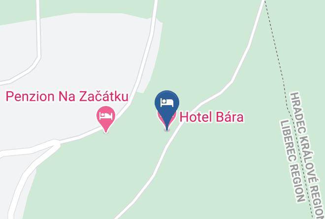 Semily - Relax Hotel Bara Maps