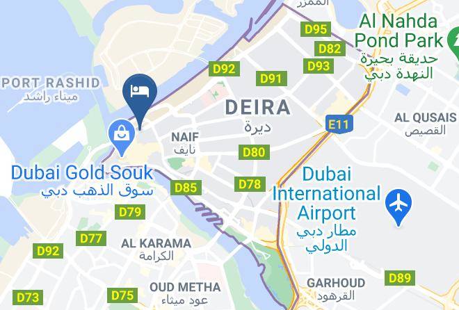 Dubai - Relax Hotel Maps