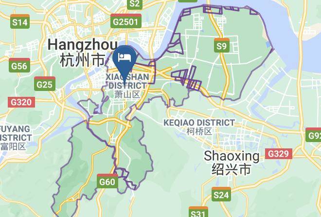 Hangzhou - Relax Hotel Xiaoshan Anxiang Maps