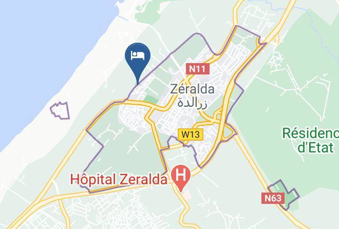Algeria - Relax Hotel Zeralda Maps