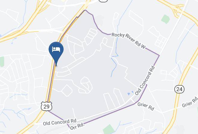 Mecklenburg - Relax Inn Charlotte Maps