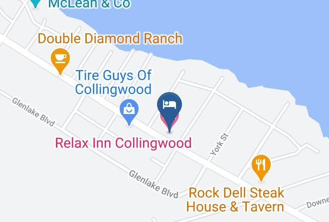 Simcoe - Relax Inn Collingwood Maps