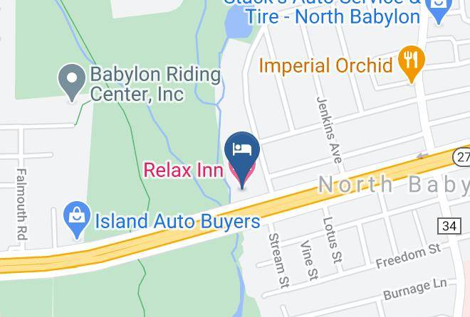 Suffolk - Relax Inn Motel Maps