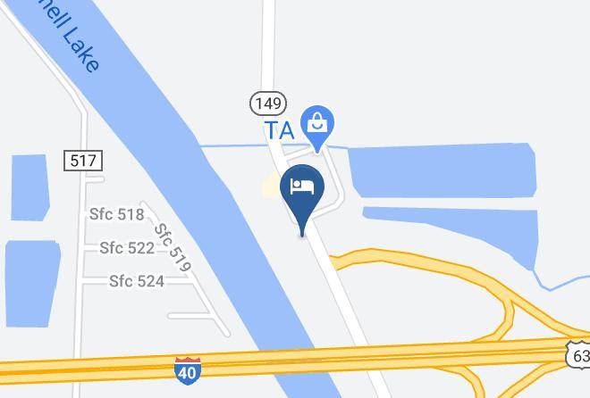 St Francis - Relax Inn Maps