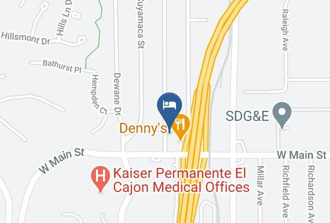 San Diego - Relax Inn & Suites Maps