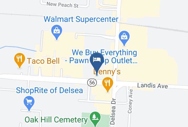 Cumberland - Relax Inn Vineland Maps