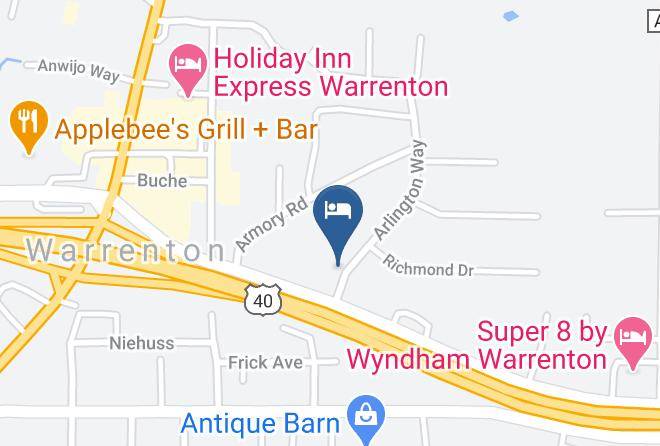 Warren - Relax Inn Warrenton Maps