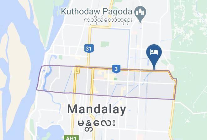 Chanayetharzan - Relax Mandalay Hotel Maps