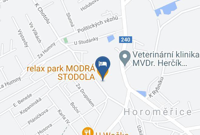 Prague West - Relax Park Modra Stodola Maps