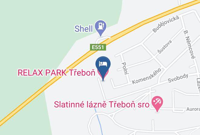 Jindrichuv Hradec - Relax Park Trebon Maps