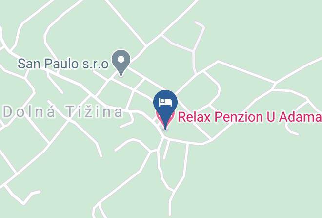 Dolna Tizina - Relax Penzion U Adama Maps