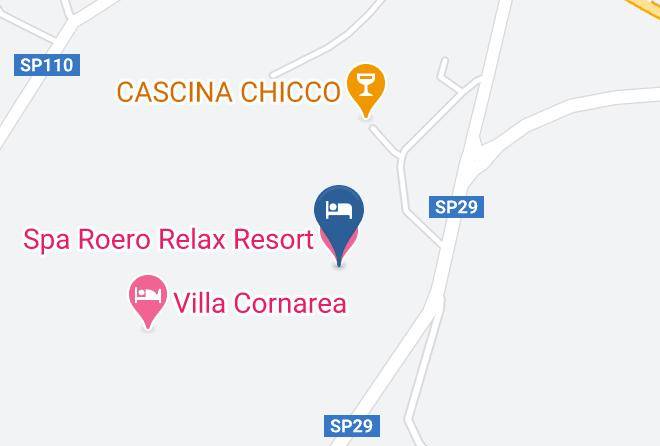 Cuneo - Spa Roero Relax Resort Maps