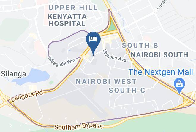 Nairobi - Relax Safari Hotel Maps