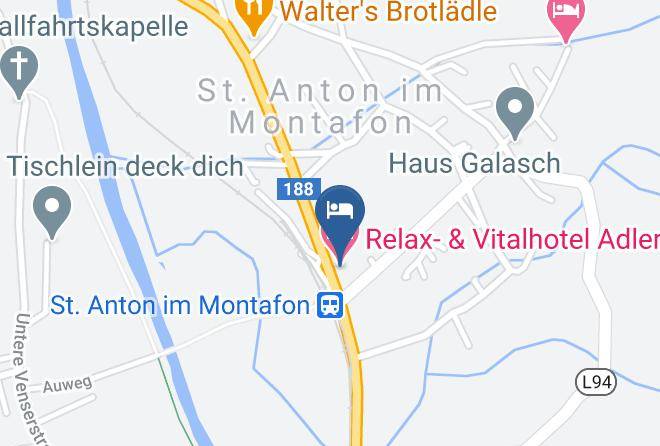 Relax & Vitalhotel Adler Map