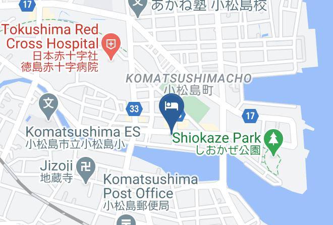 Komatsushima City - Relaxation & Spa Hotel Nexel Maps