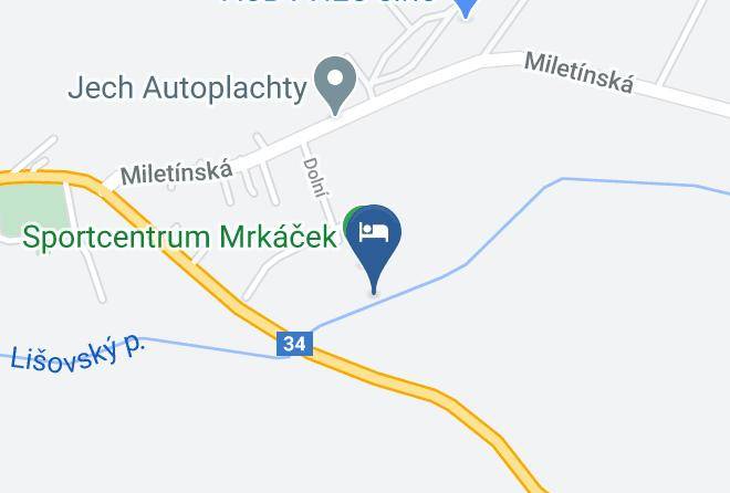 Ceske Budejovice - Relaxcentrum Mrkacek Lisov Maps